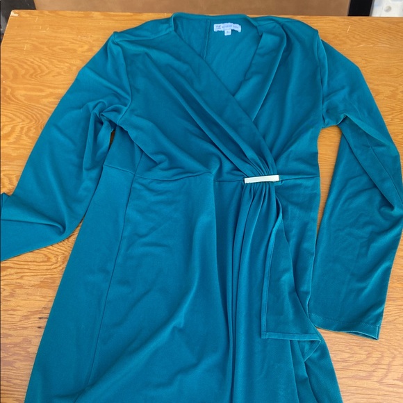 Green maternity dress - Picture 1 of 3